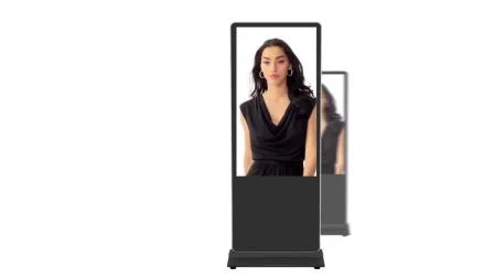 Marco Digital LCD de pie de 55 pulgadas, máquina de publicidad Vertical ultrafina, pantalla táctil, TV de China