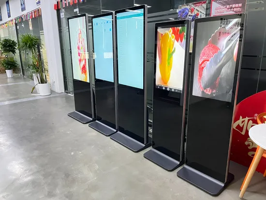 Equipo de reproductor de publicidad de red Android ultrafino táctil capacitivo personalizado de 49 pulgadas soportes LED pantalla LCD señalización Digital